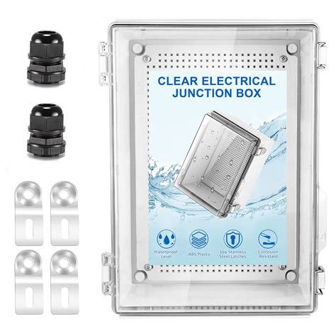 clear cover electrical box|internal electric box cover.